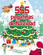 Portada de 555 pegatinas de Navidad