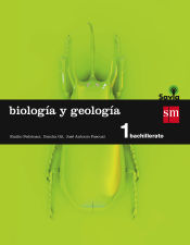 Portada de Biología y geología, 1º Bachillerato, Savia