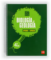 Portada de Biología y geología. 4 ESO. Aprende y aprueba. Cuaderno