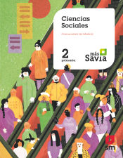 Portada de Ciencias sociales. 2 Primaria. Más Savia. Madrid