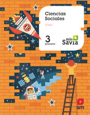 Portada de Ciencias sociales. 3 Primaria. Más Savia. Aragón