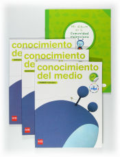 Portada de Conocimiento del medio. 2 Primaria. Conecta con Pupi. Comunidad Valenciana. Trimestres