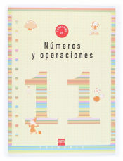 Portada de Cuaderno 11 de números y operaciones. 4 Primaria