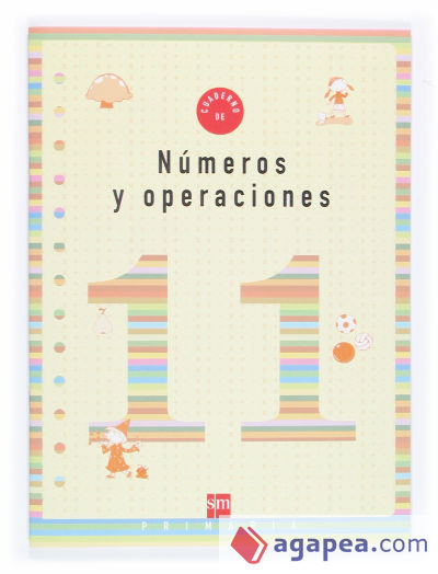 Cuaderno 11 de números y operaciones. 4 Primaria