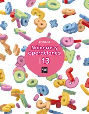 Portada de Cuaderno 13 de números y operaciones. Primaria