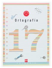 Portada de Cuaderno 17 de ortograf&iacute;a. 6 Primaria