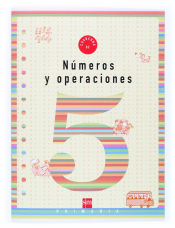 Portada de Cuaderno 5 de números y operaciones. 2 Primaria