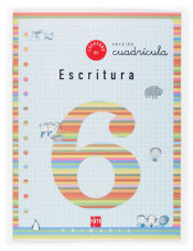 Portada de Cuaderno 6 de escritura, Cuadrícula. 2 Primaria