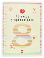 Portada de Cuaderno 8 de números y operaciones. 3 Primaria