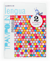 Portada de Cuaderno de Lengua. Pauta. 2 Primaria, 3 Trimestre. Proyecto Trampolín