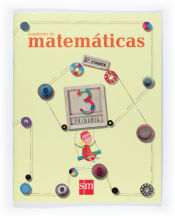 Portada de Cuaderno de Matemáticas. 3 Primaria, 1 Trimestre