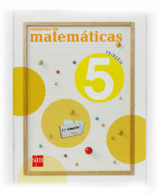 Portada de Cuaderno de Matemáticas. 5 Primaria, 1 Trimestre