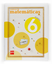 Portada de Cuaderno de Matemáticas. 6 Primaria, 1 Trimestre