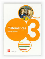 Portada de Cuaderno de matemáticas. 3 Primaria, 2 Trimestre. Conecta 2.0