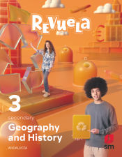 Portada de Geography and History. 3 Secondary. Revuela. Andalucía