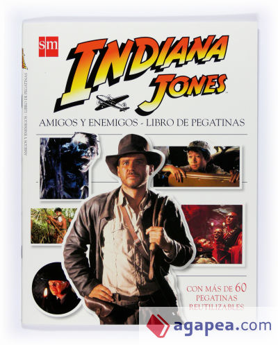 Indiana Jones. Amigos y enemigos. Pegatinas