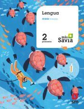 Portada de Lengua. 2 Primaria. M&aacute;s Savia