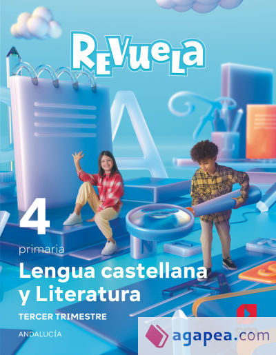 Lengua Castellana y Literatura . 4 Primaria. Revuela. Trimestres. Andalucía