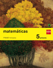 Portada de Matemáticas. 5 Primaria. Savia