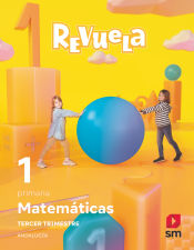 Portada de Matemáticas. Trimestres temáticos. 1 Primaria. Revuela. Andalucía
