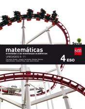 Portada de Matemáticas orientadas a las enseñanzas académicas. 4 ESO. Savia. Trimestres