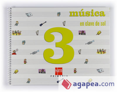 Música, En clave de sol. 3 Primaria