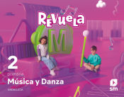 Portada de Música y Danza. 2 Primaria. Revuela. Andalucía