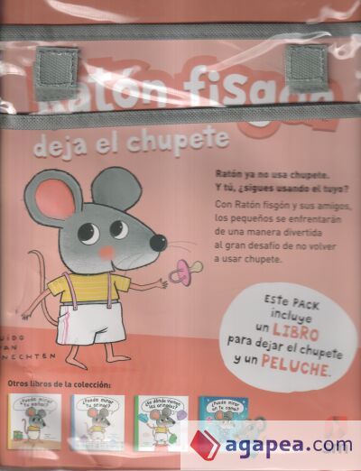 Pack Libro &iquest;Puedo mirar tu chupete? + Mu&ntilde;eco el Rat&oacute;n fisg&oacute;n