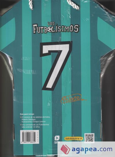 Pack camiseta + Los Futbolísimos 1. El misterio de los árbitros dormidos