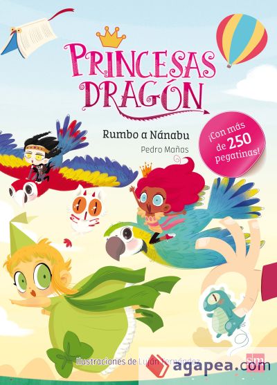 Princesas Dragón: Rumbo a Nánabu ¡Con más de 250 pegatinas!