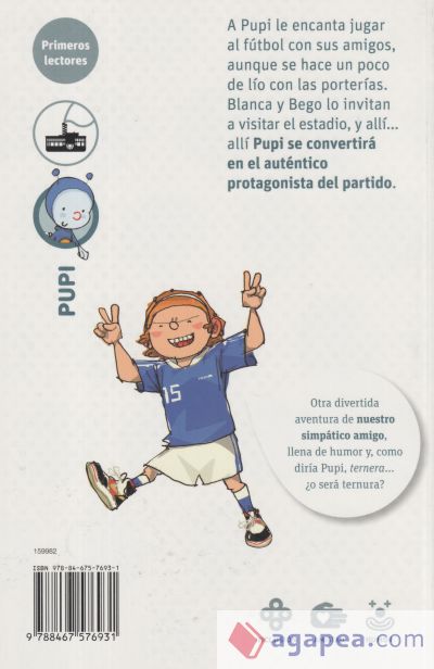 Pupi quiere ser futbolista