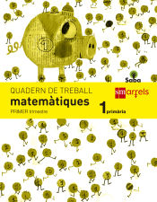 Portada de Quadern de matemàtiques. 1 Primària, 1 Trimestre. Saba