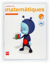 Portada de Quadern de matemàtiques. 2 Primària, 3 Trimestre. Connecta amb Pupi