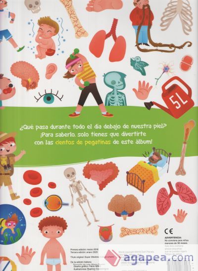 Superpegatinas El cuerpo humano Superpegatinas El cuerpo humano