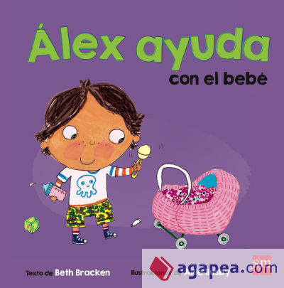 Álex ayuda con el bebé