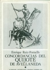 Portada de Concordancias del Quijote de Avellaneda (2 volúmenes)