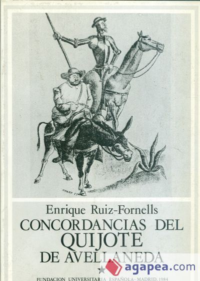 Concordancias del Quijote de Avellaneda (2 volúmenes)