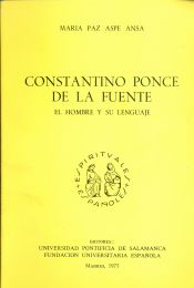 Portada de Constantino Ponce de la Fuente: El hombre y su lenguaje