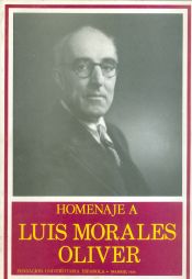 Portada de Homenaje a Luis Morales Oliver