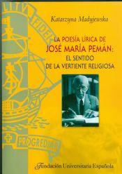 Portada de La poesía lírica de José María Pemán