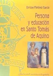 Portada de Persona y educación en Santo Tomás de Aquino