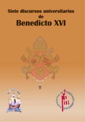 Portada de Siete discursos universitarios de Benedicto XVI