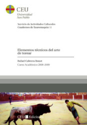 Portada de Elementos técnicos del arte de torear