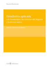 Portada de Estadística aplicada a la fisioterapía, las ciencias del deporte y la biomecánica