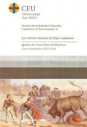 Portada de La cr&oacute;nica taurina de D&iacute;az Ca&ntilde;abate