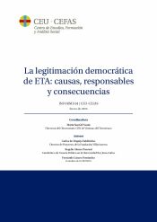 Portada de La legitimación democrática de ETA: causas, responsables y consecuencias. Informe 04 - CEU-CEFAS. Enero de 2024