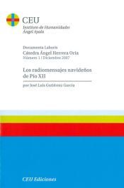 Portada de Los radiomensajes navide&ntilde;os de P&iacute;o XII