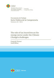 Portada de The role of tax incentives on the energy sector under the Climate Change’s challenges