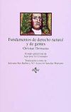 Fundamentos de Derecho natural y de gentes