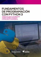 Portada de Fundamentos de programación con Python 3 (Ebook)